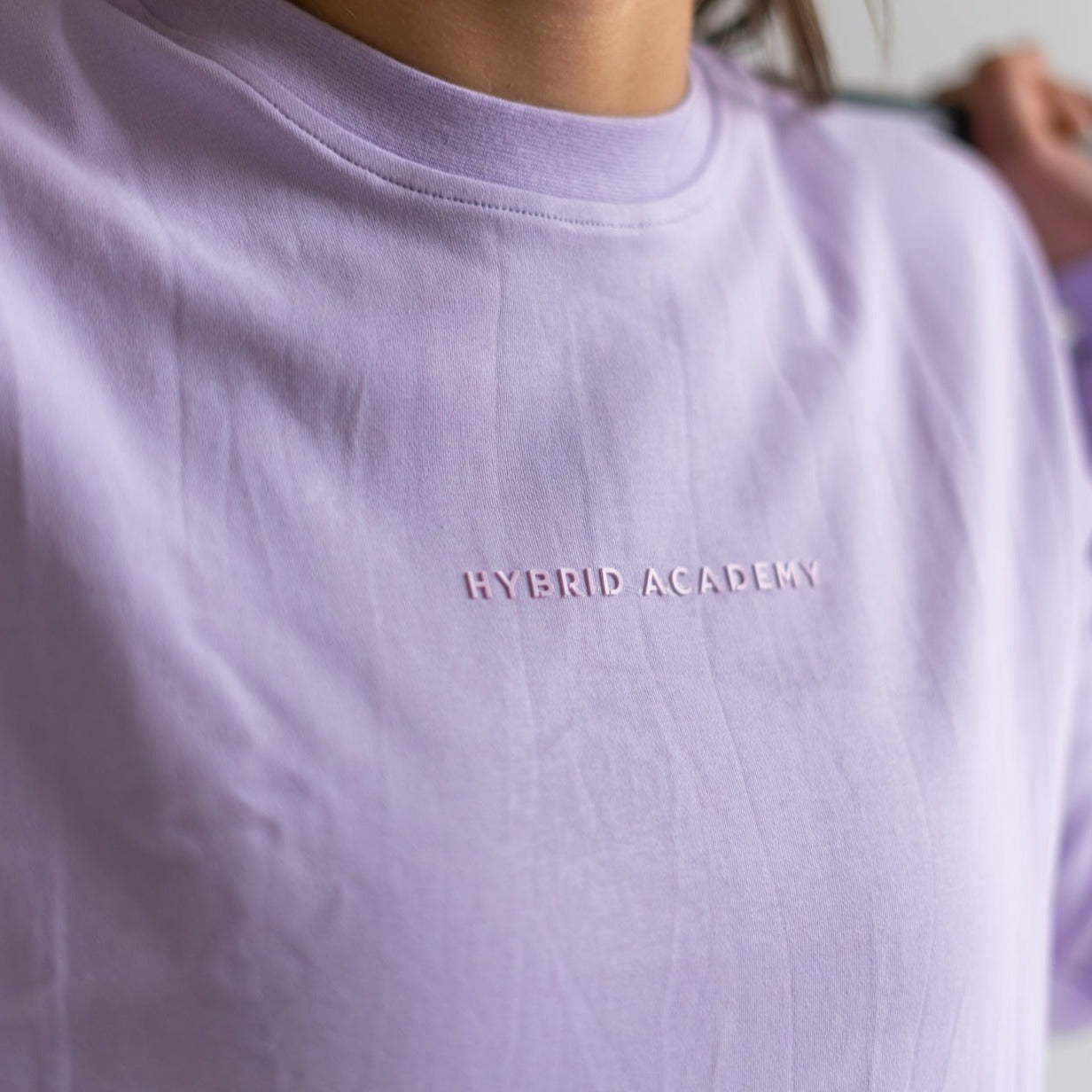 Heavyweight Long Sleeve Tee - Violet (Pump Cover)