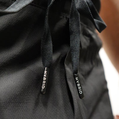 Men's Nylon Gym Shorts in Black